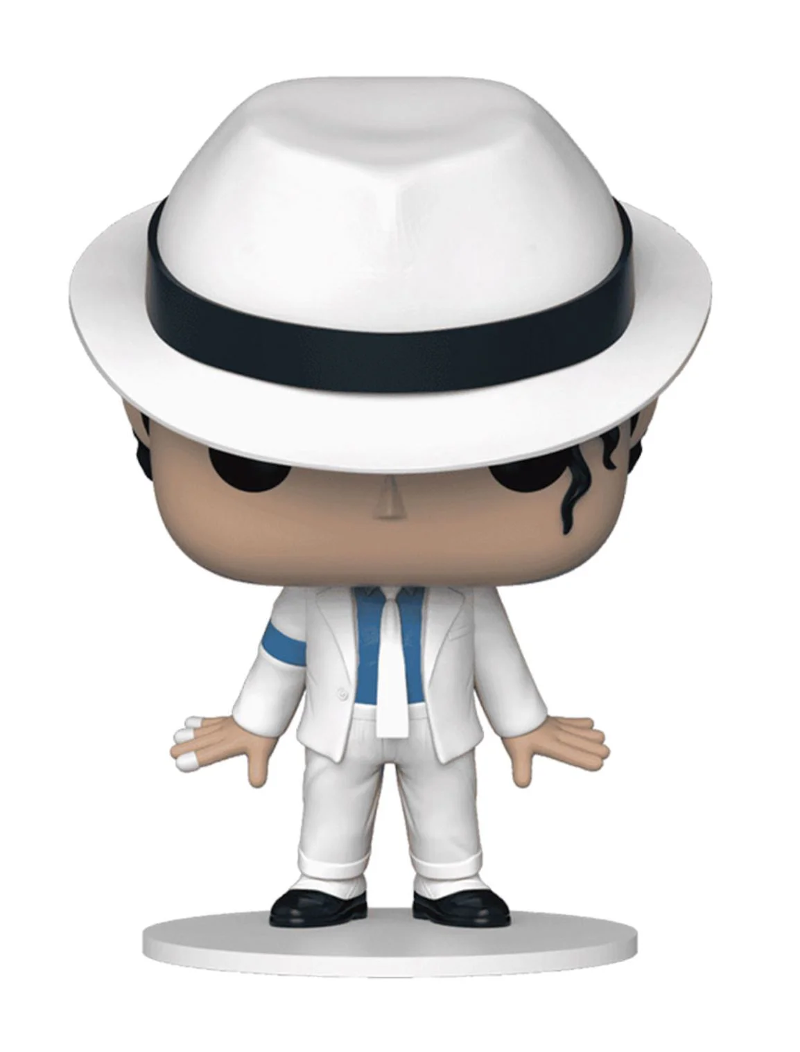 Figurina de colectie Funko Pop Michael Jackson in costum alb, 9 cm foto