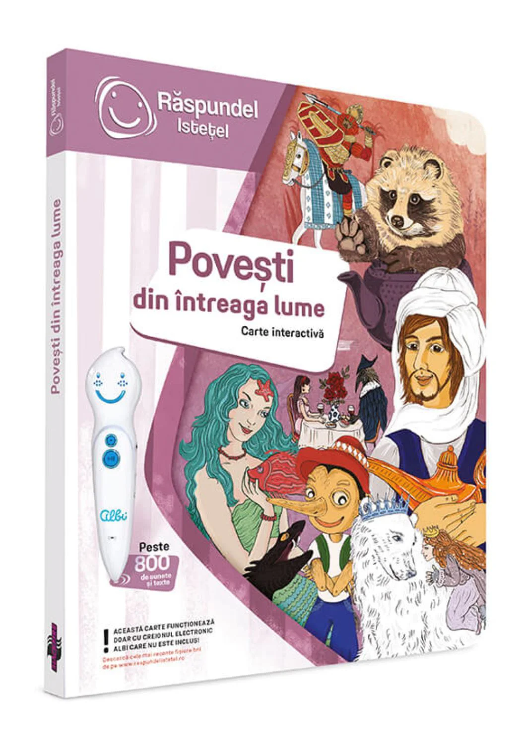 Обучающая книга Răspundel Istețel Сказки со всего мира foto