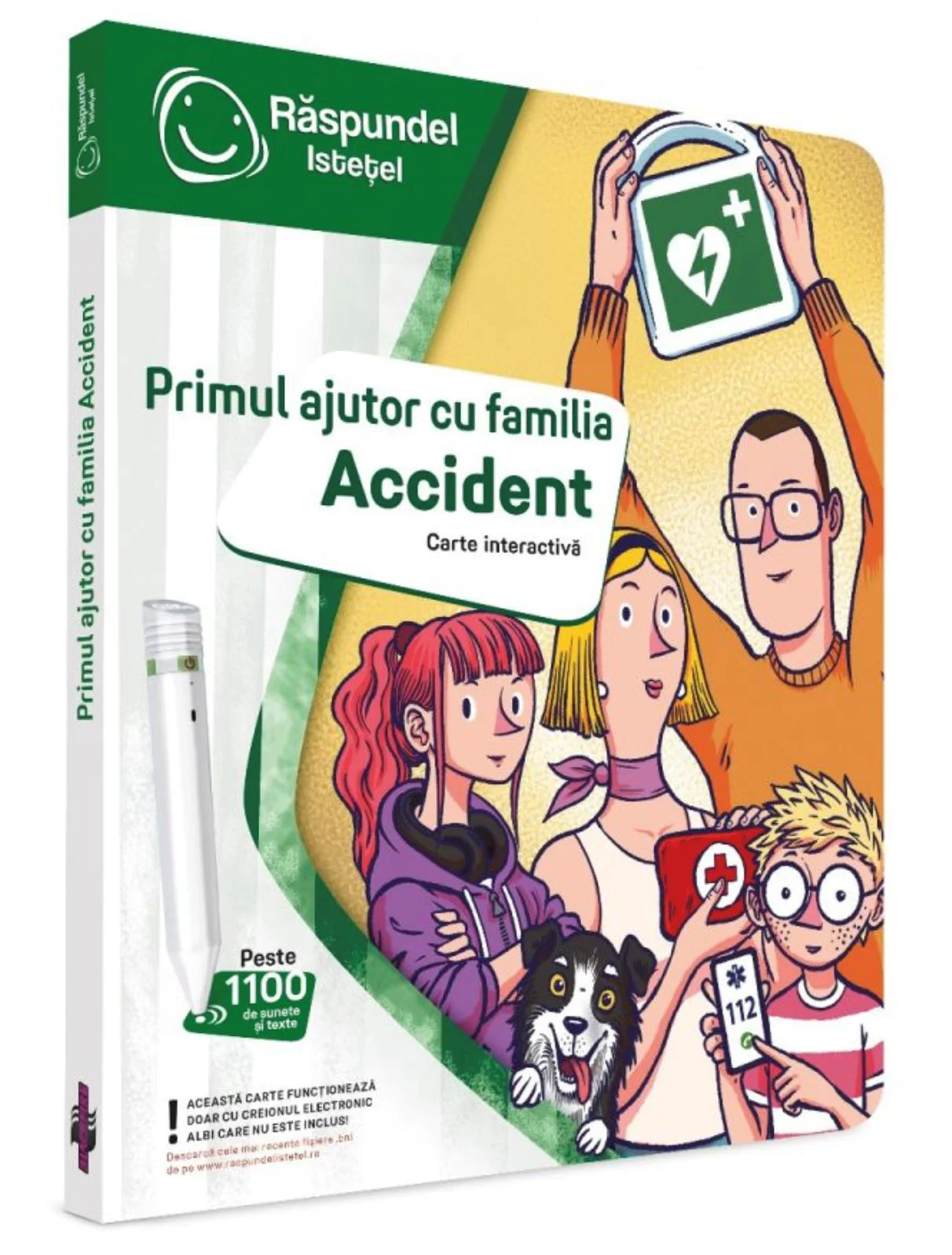 image for Обучающая книга Răspundel Istețel Первая помощь foto