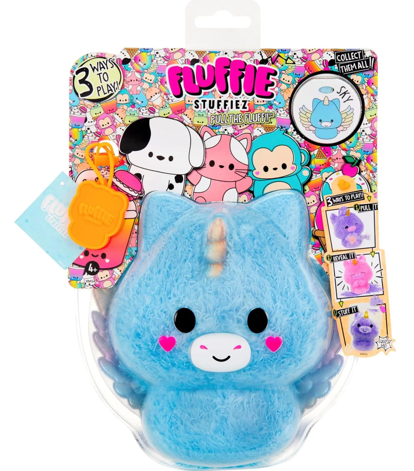 image for Антистресс игрушка Fluffie Stuffiez Лошадка Пегас, 20 см foto