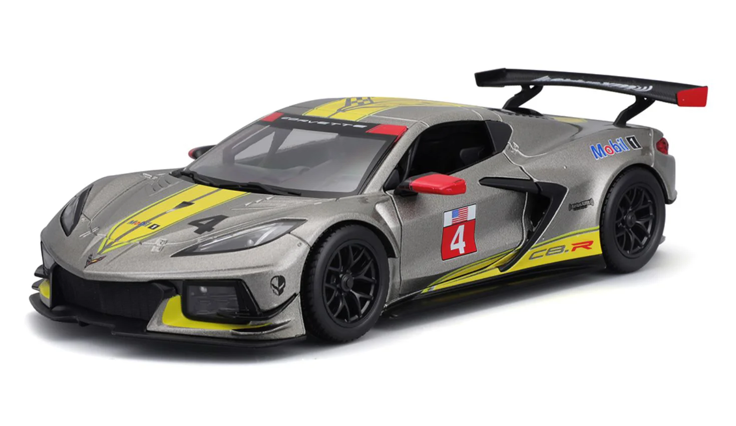 Macheta auto Bburago Chevrolet Corvette C8.R, 1:24 foto
