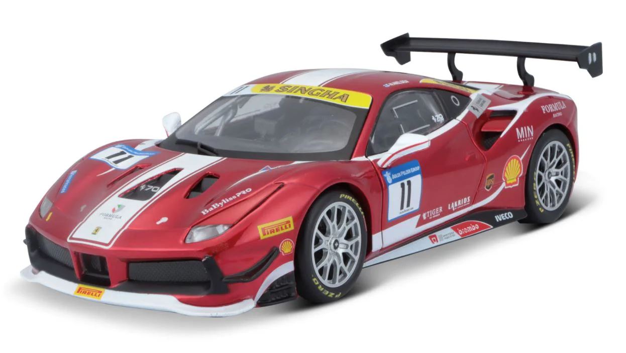 image for Macheta auto Bburago Ferrari 488 Challenge, 1:24 foto