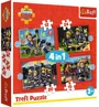Puzzle Trefl 4 in 1 The Adventures of Fireman Sam foto