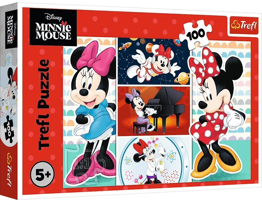 Puzzle Trefl Amusing Minnie, 100 el. foto