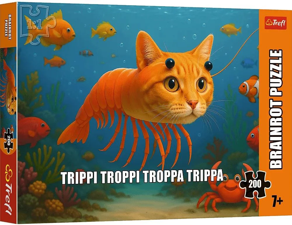 image for Puzzle Trefl BrainRots Trippi Troppi Troppa Trippa, 200 el. foto