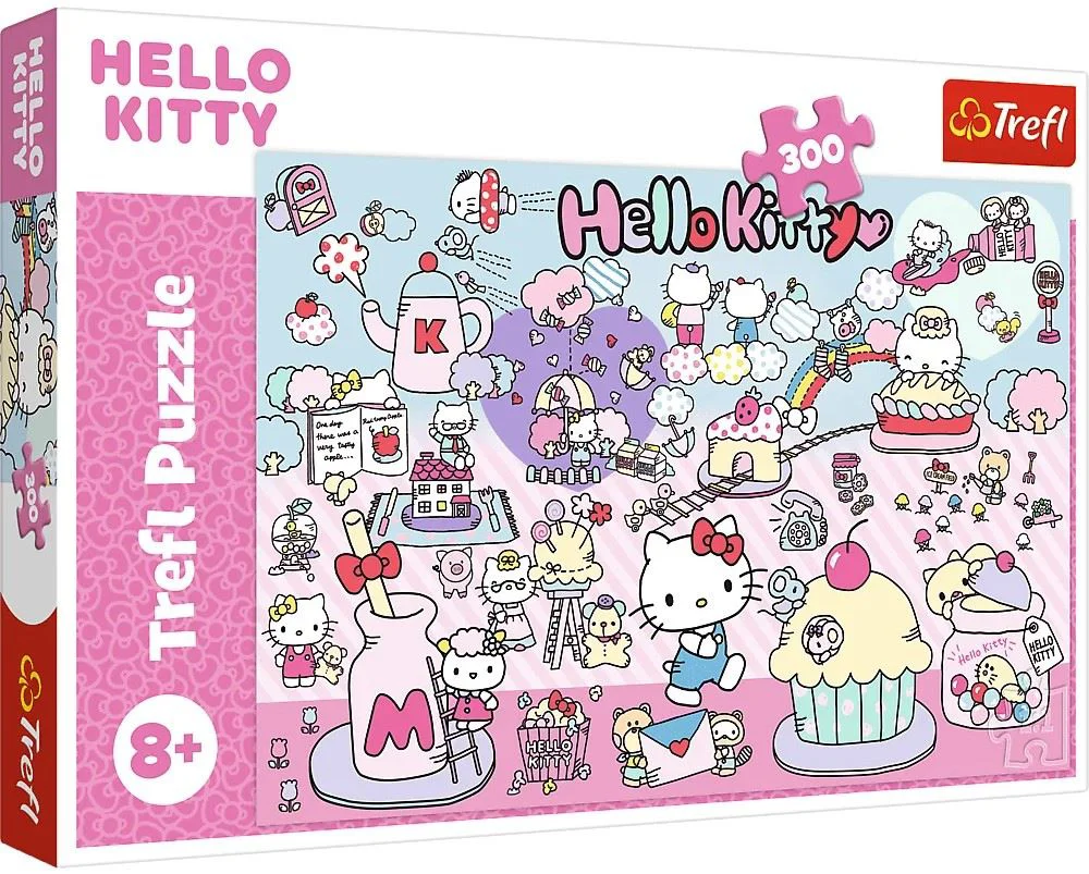 Puzzle Trefl Explore the world of Hello Kitty, 300 el. foto
