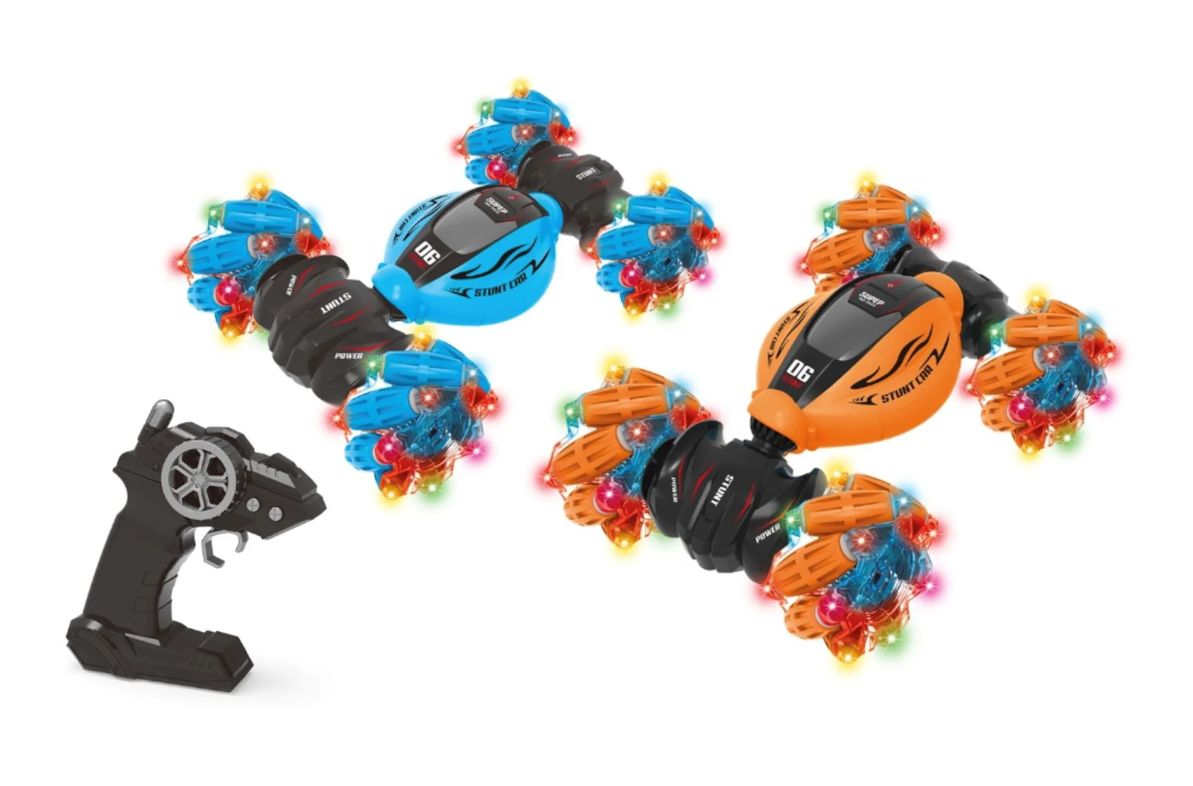 image for Masina cu telecomanda Essa Toys Stunt Twist Car cu lumini, 2.4G foto