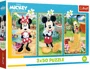 Puzzle Trefl Mouse on holiday, 3x50 el. foto