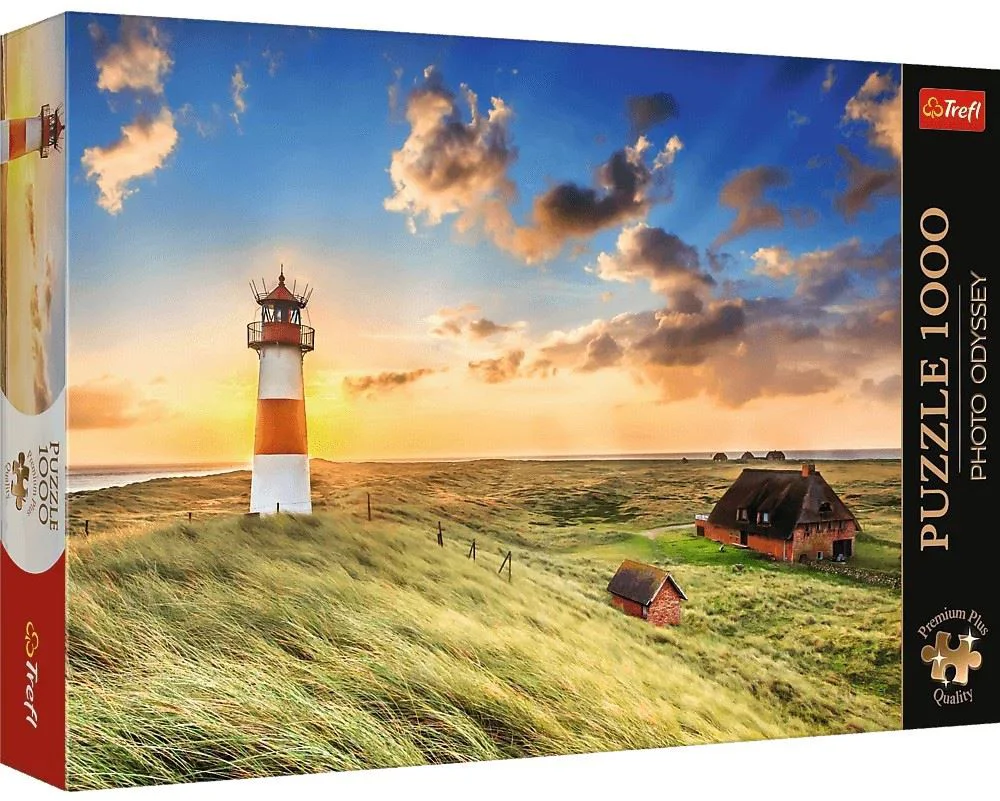 Puzzle Trefl Premium Plus Photo Odyssey: List-Ost Lighthouse, Germany, 1000 el. foto