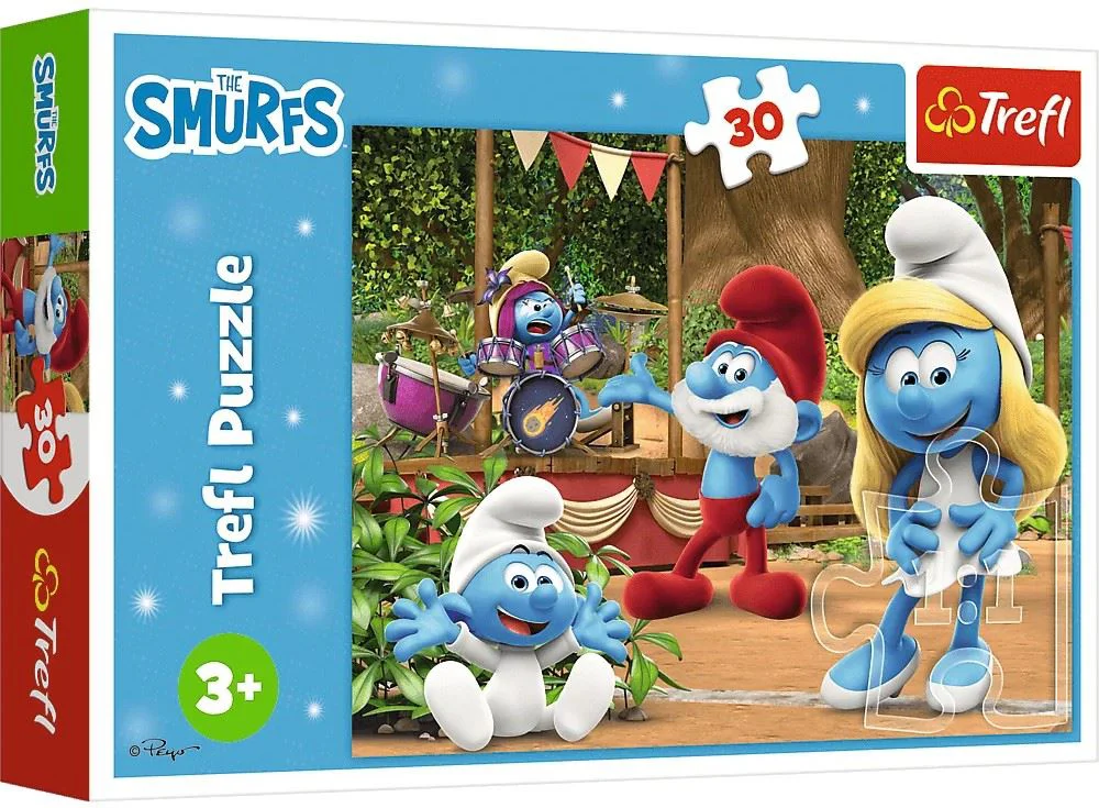 Puzzle Trefl Smurfette and Smurfs, 30 el. foto
