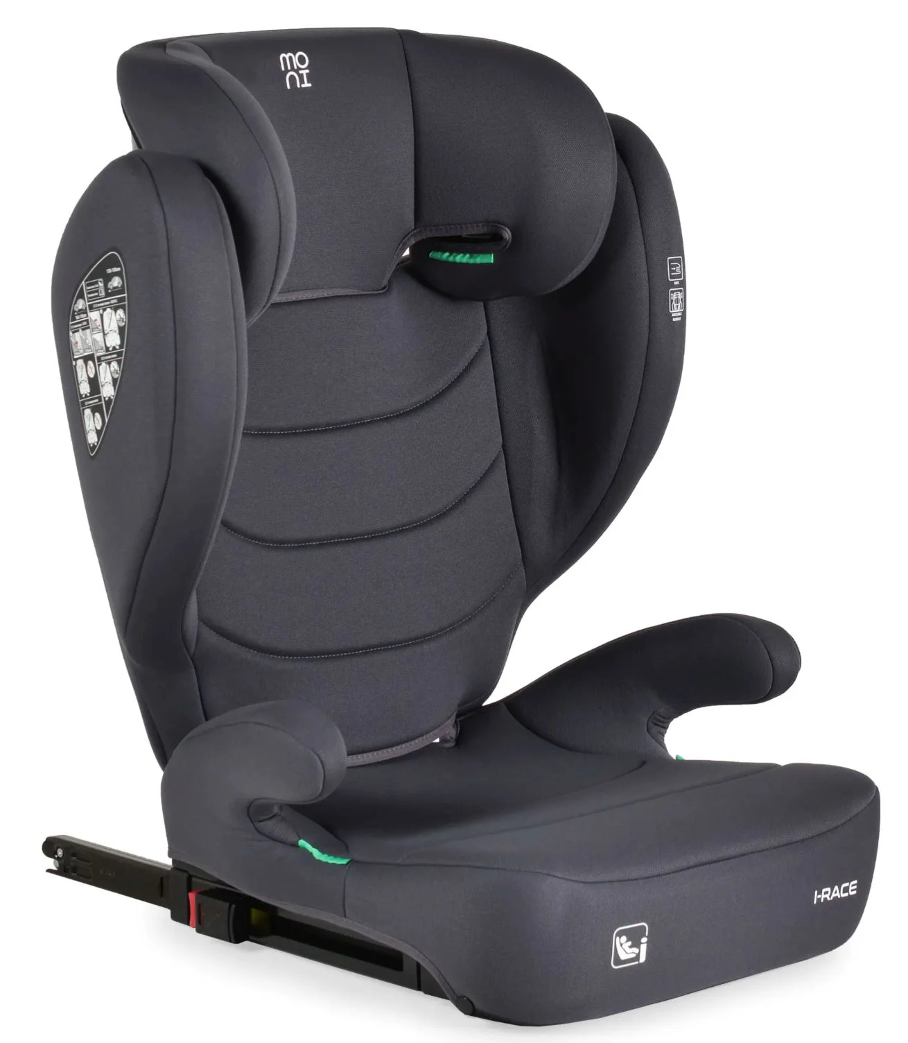 image for Scaun auto Isofix Moni i-Race, 15- 36kg Gri foto