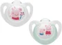 Силиконовая пустышка NUK Peppa (0-6 мес.), 2 шт. foto