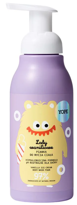 image for Spuma gel de dus pentru copii Yope Inghetata de vanilie, 400 ml foto