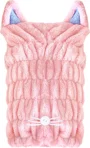 Turban pentru uscarea parului pentru copii Glov Kids Bath Pink foto