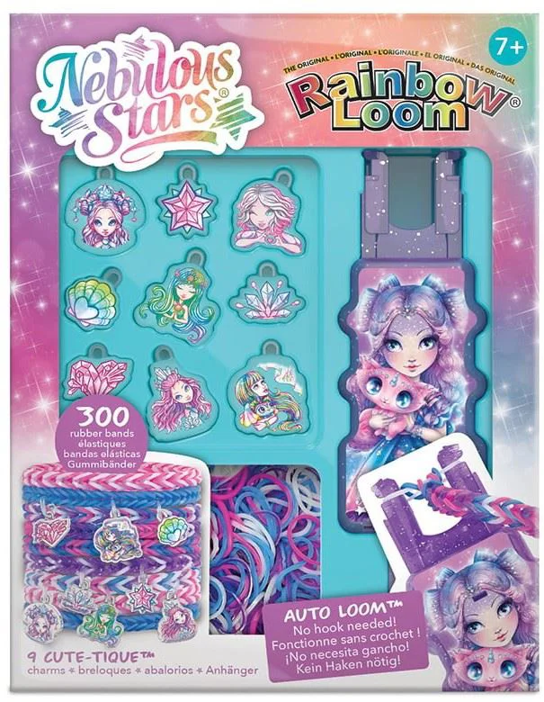 image for Набор для создания браслетов Nebulous Stars Rainbow Auto Loom Charm Set foto