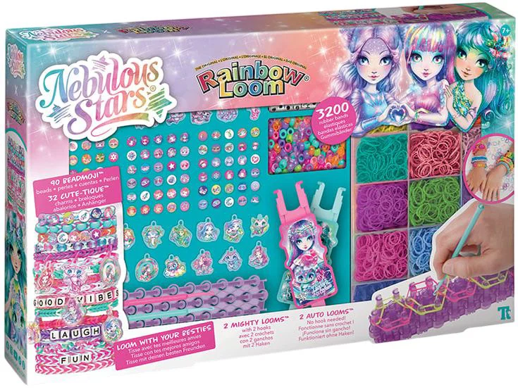 image for Set creatie bratari Nebulous Stars Rainbow Loom Besties Forever Set foto