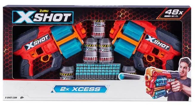 Set blastere X-Shot Excel-Xcess, 2 buc. foto