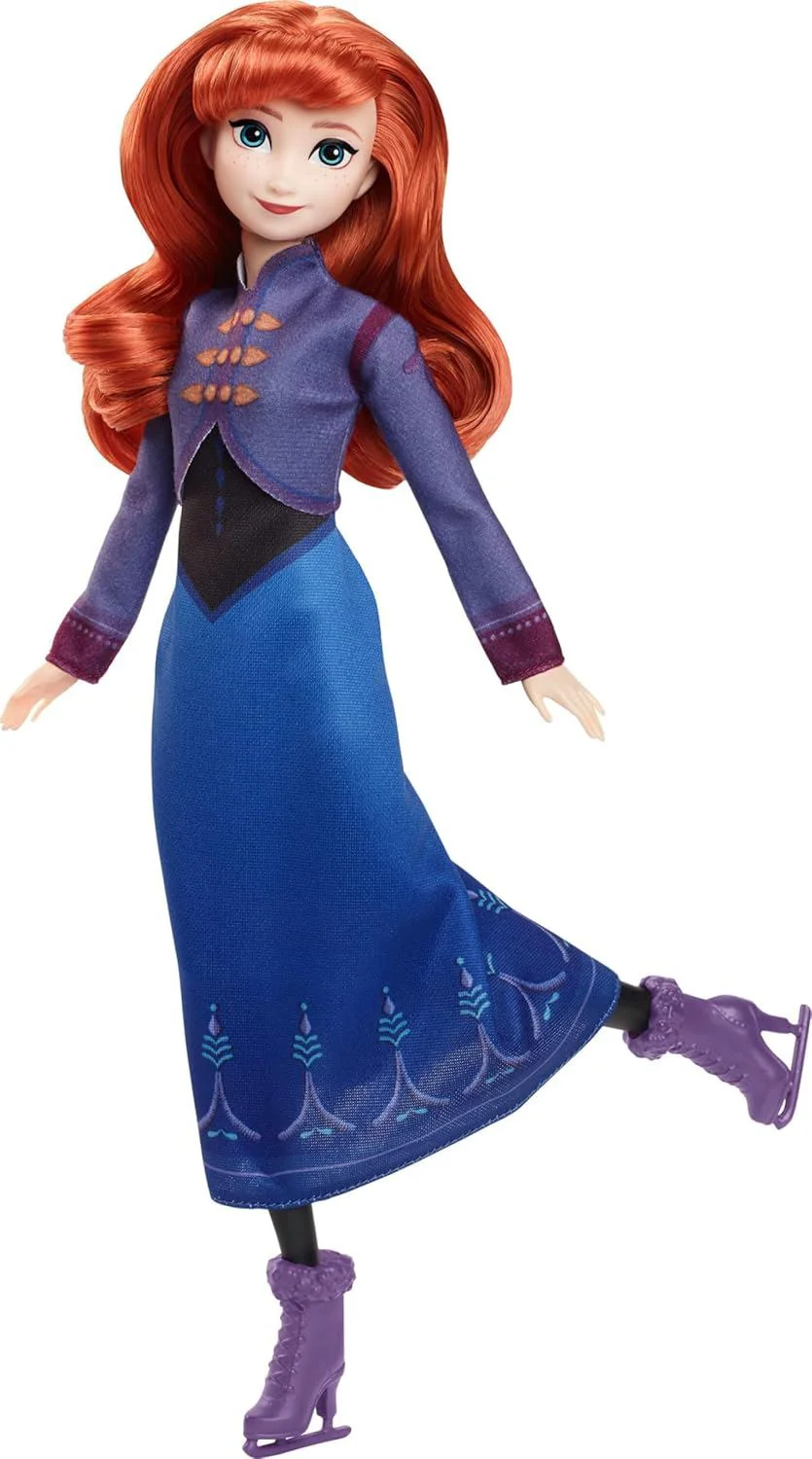 Papusa Disney Frozen Anna Patinatoare pe Gheata foto
