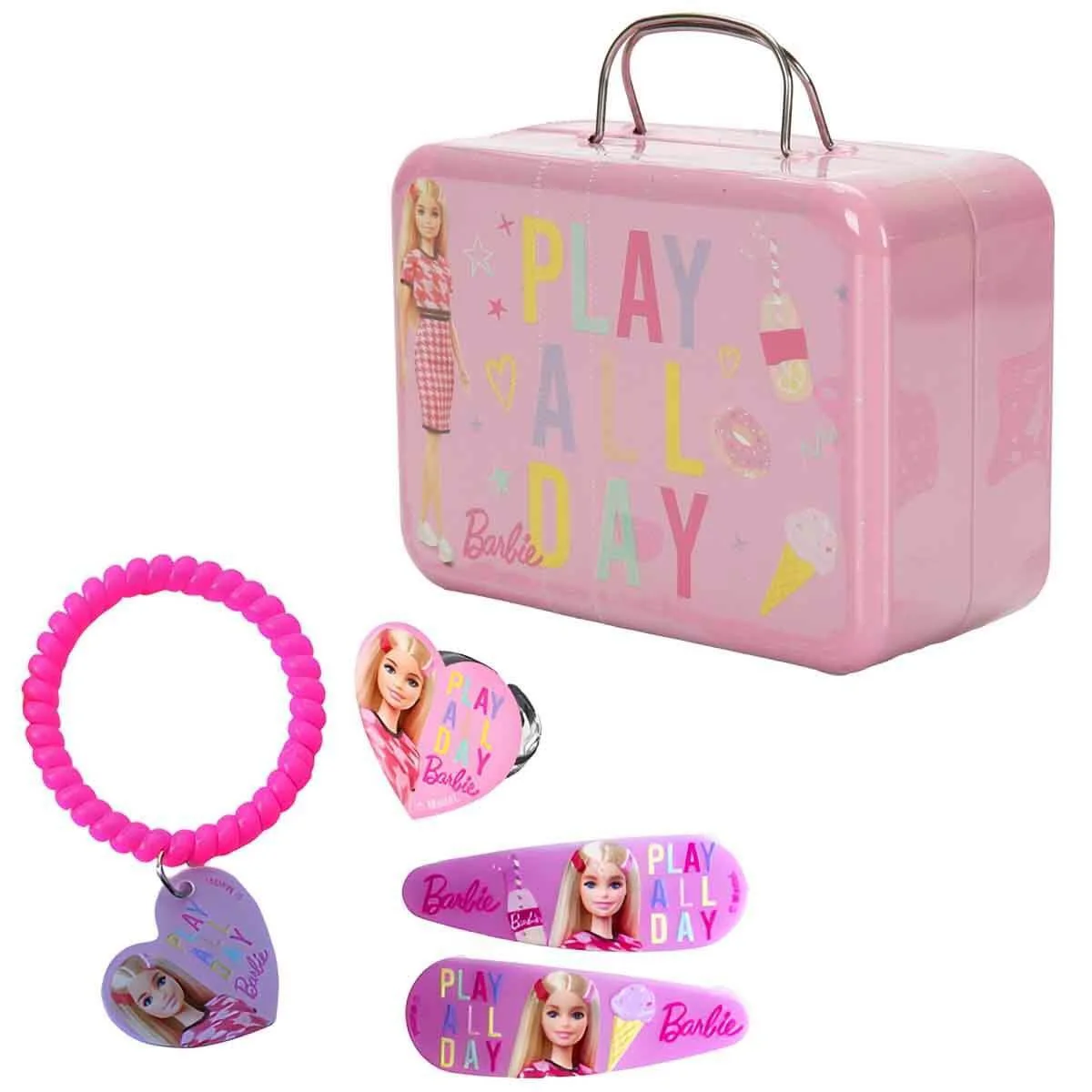 image for Набор сумочка Barbie с кольцом, браслетом и аксессуарами для волос foto