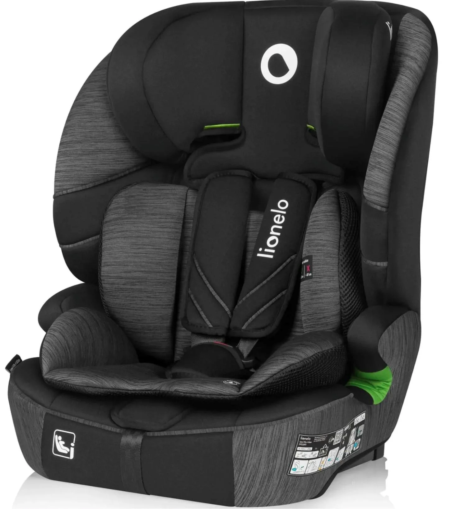 image for Автокресло Lionelo Isofix Levi Fix, 9-36 кг, Серое foto