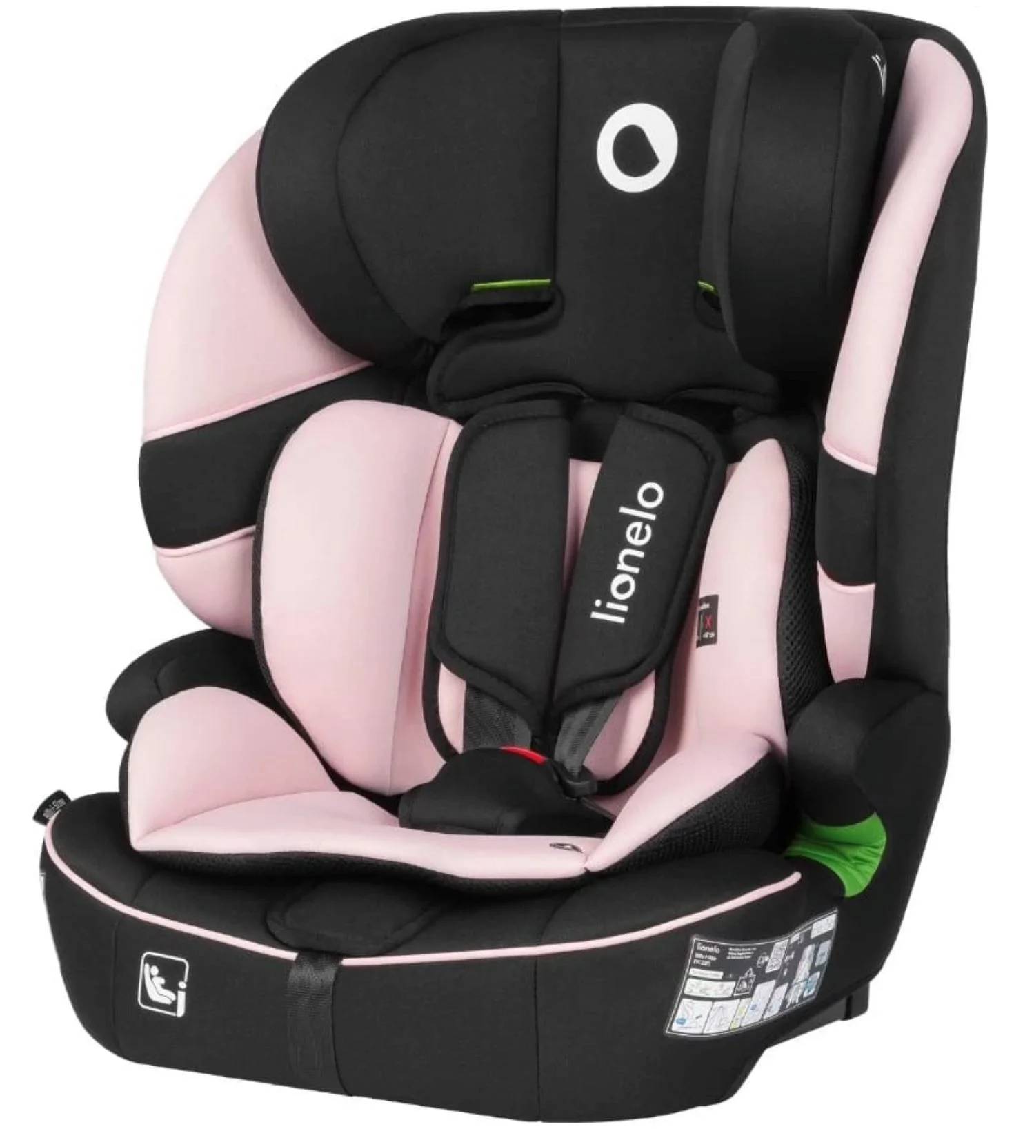 Scaun auto Lionelo Isofix Billy, 9-36 kg, Roz foto