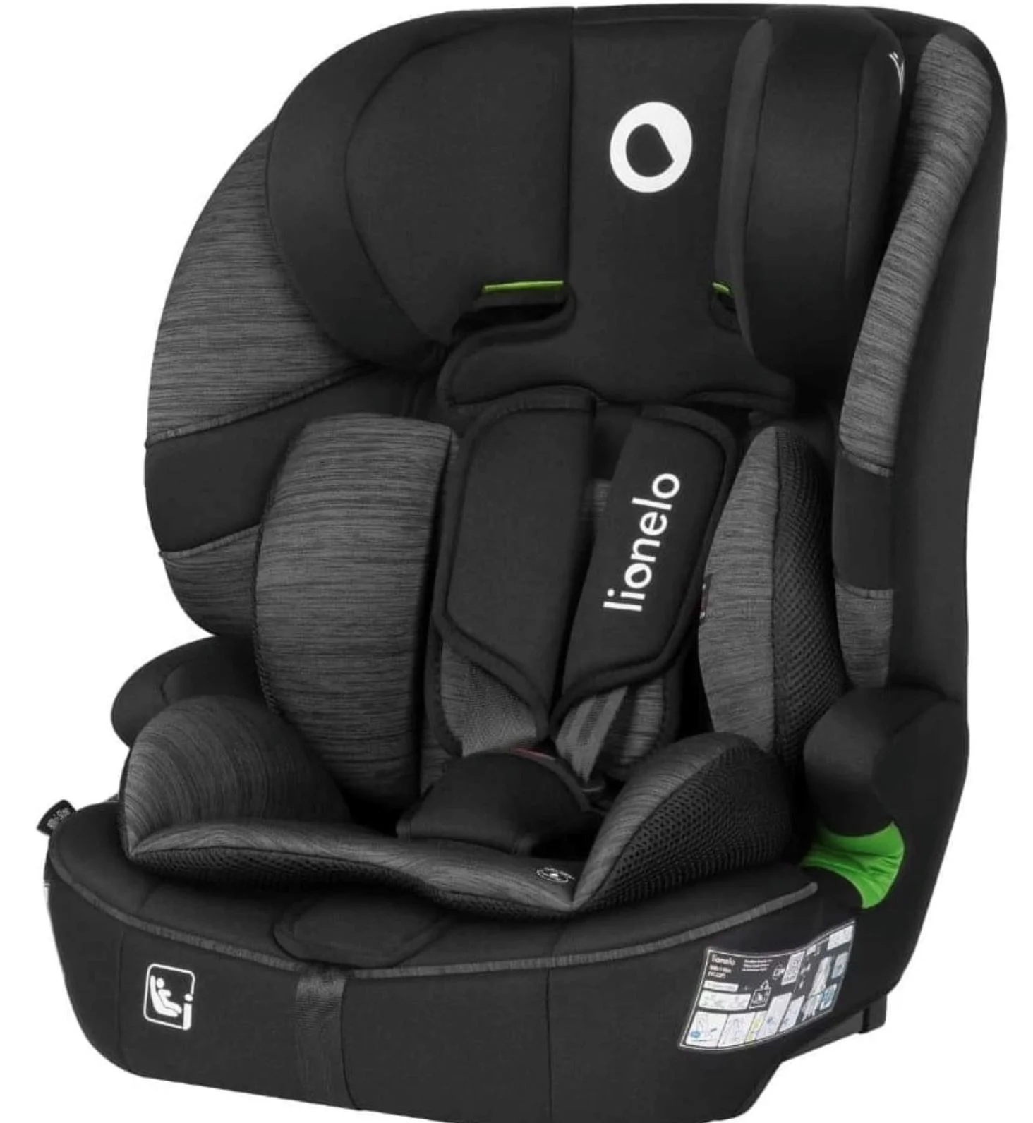 Scaun auto Lionelo Isofix Billy, 9-36 kg, Gri foto