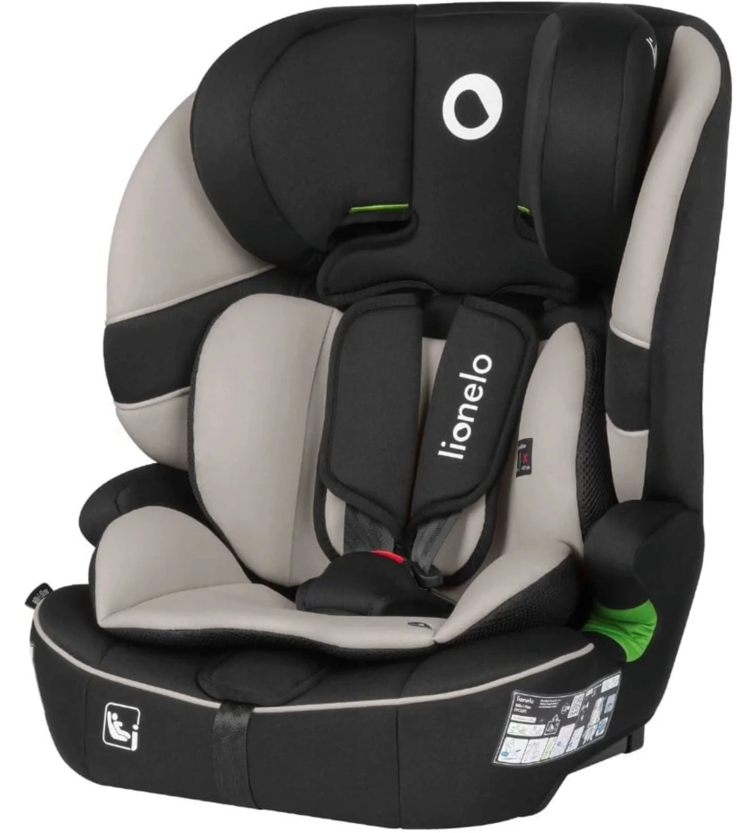Scaun auto Lionelo Isofix Billy, 9-36 kg, Bej foto