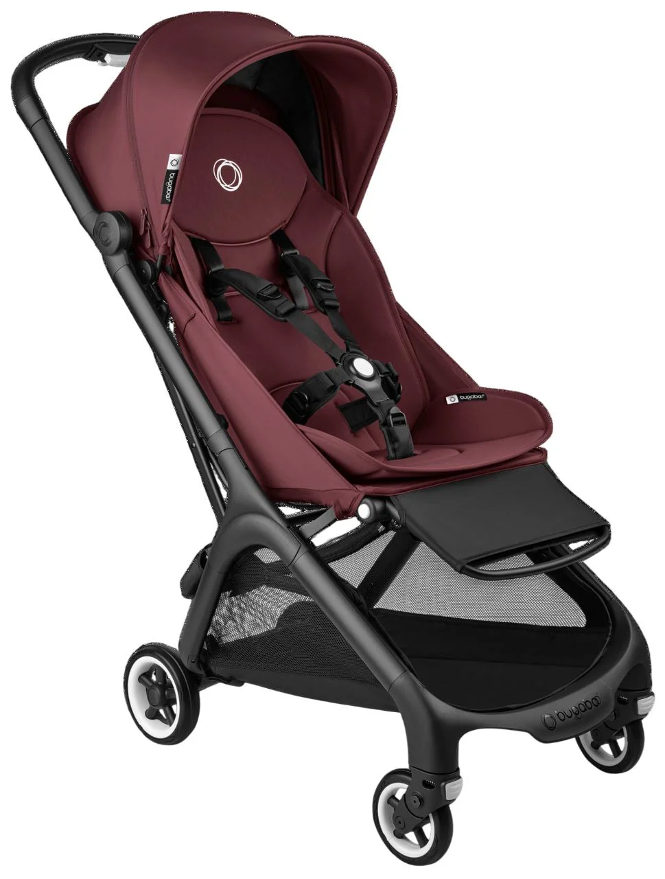 image for Коляска ультракомпактная Bugaboo Butterfly Black/Dark Cherry foto