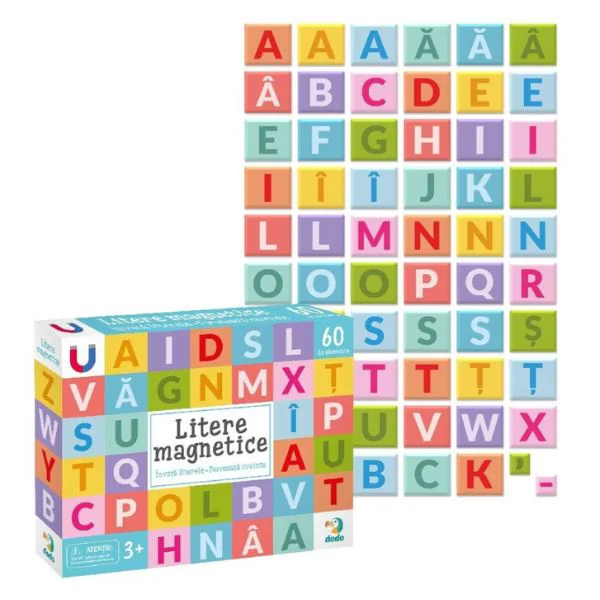 image for Магнитная игра Dodo "Алфавит" RO, 60 эл. foto