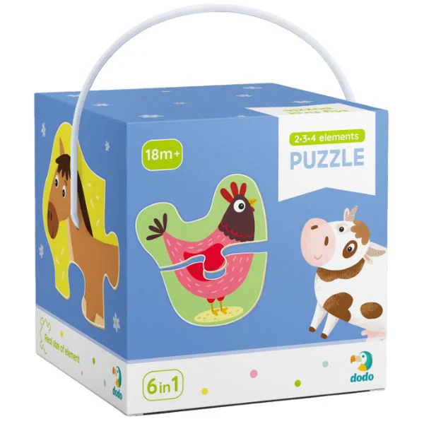 image for Puzzle 6 in 1 Dodo Animale domestice foto