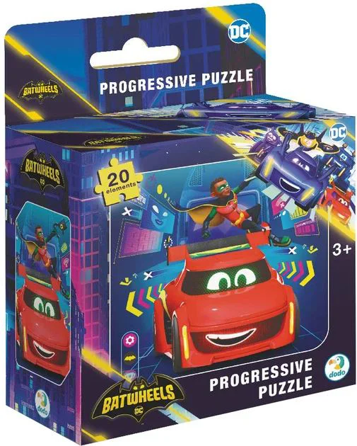Puzzle Dodo Batwheels: Pasarea Rosie Red Progressive, 20 el. foto