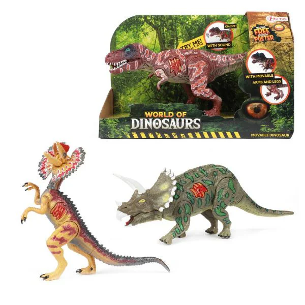 image for Динозавр с движениями и звуками Toi-Toys Мир динозавров, в ассорт. foto