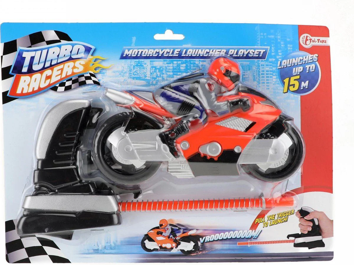 image for Мотоцикл инерционный с пилотом Toi-Toys, в ассорт. foto