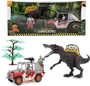 Игровой набор Toi-Toys Мир динозавров: динозавр с джипом foto