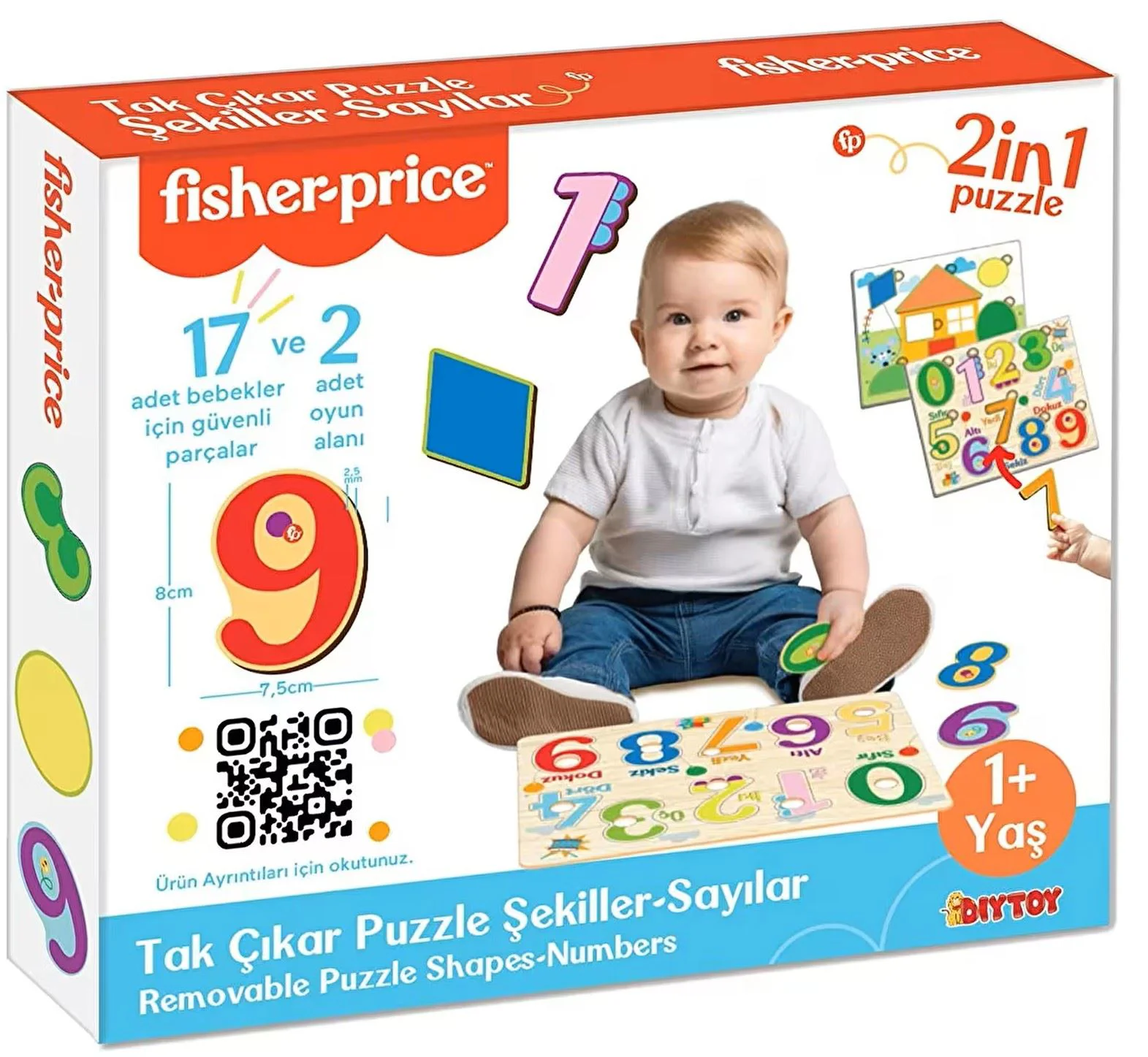 image for Обучающий пазл Fisher-Price Цифры foto