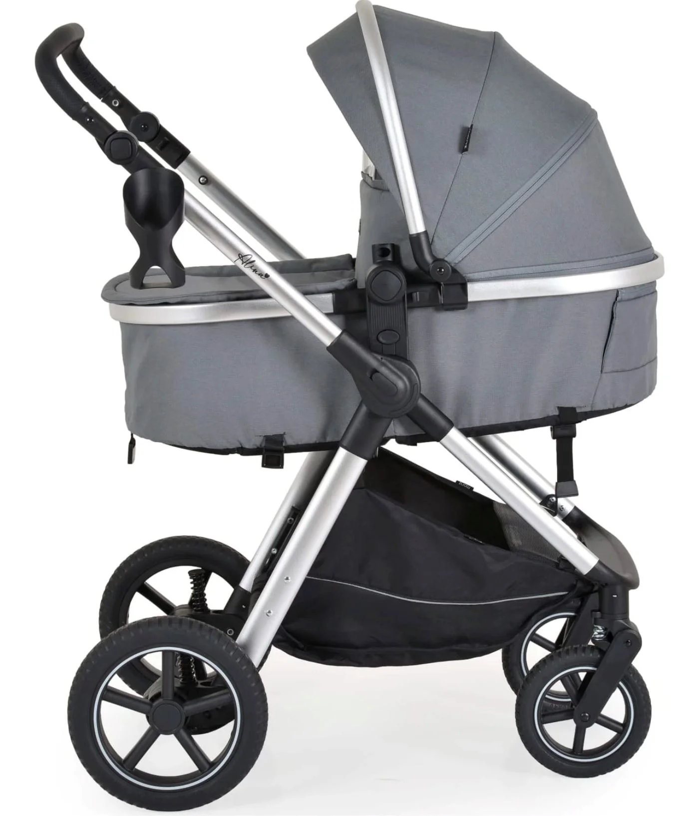 image for Carucior 3 in 1 Moni Alina Titanium Gri foto