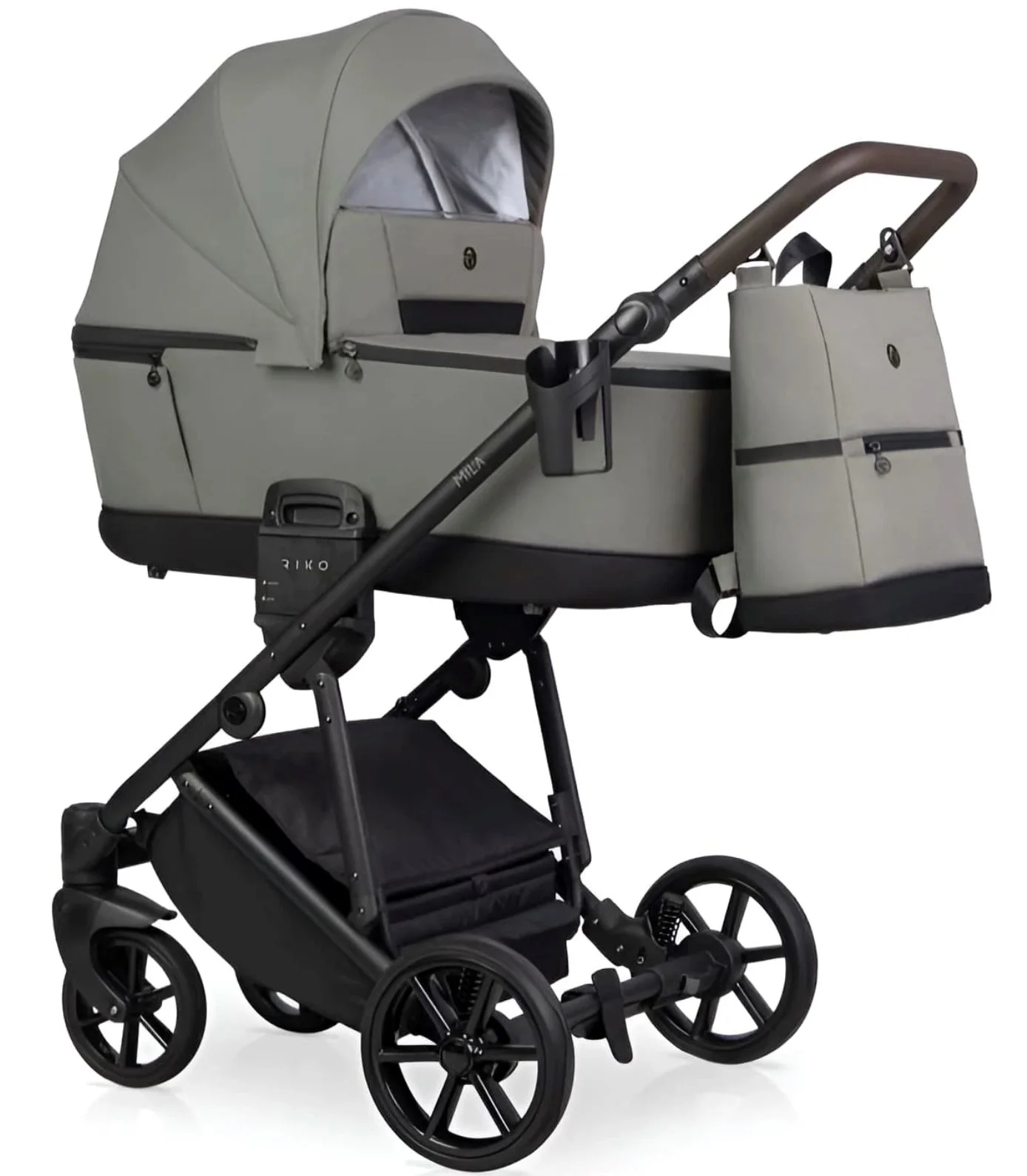 Carucior 2 in 1 Riko Mila 01 Khaki foto