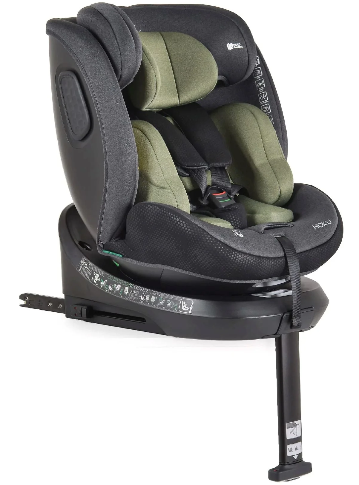 image for Автокресло Moni Hoku Isofix 360, Зеленый foto