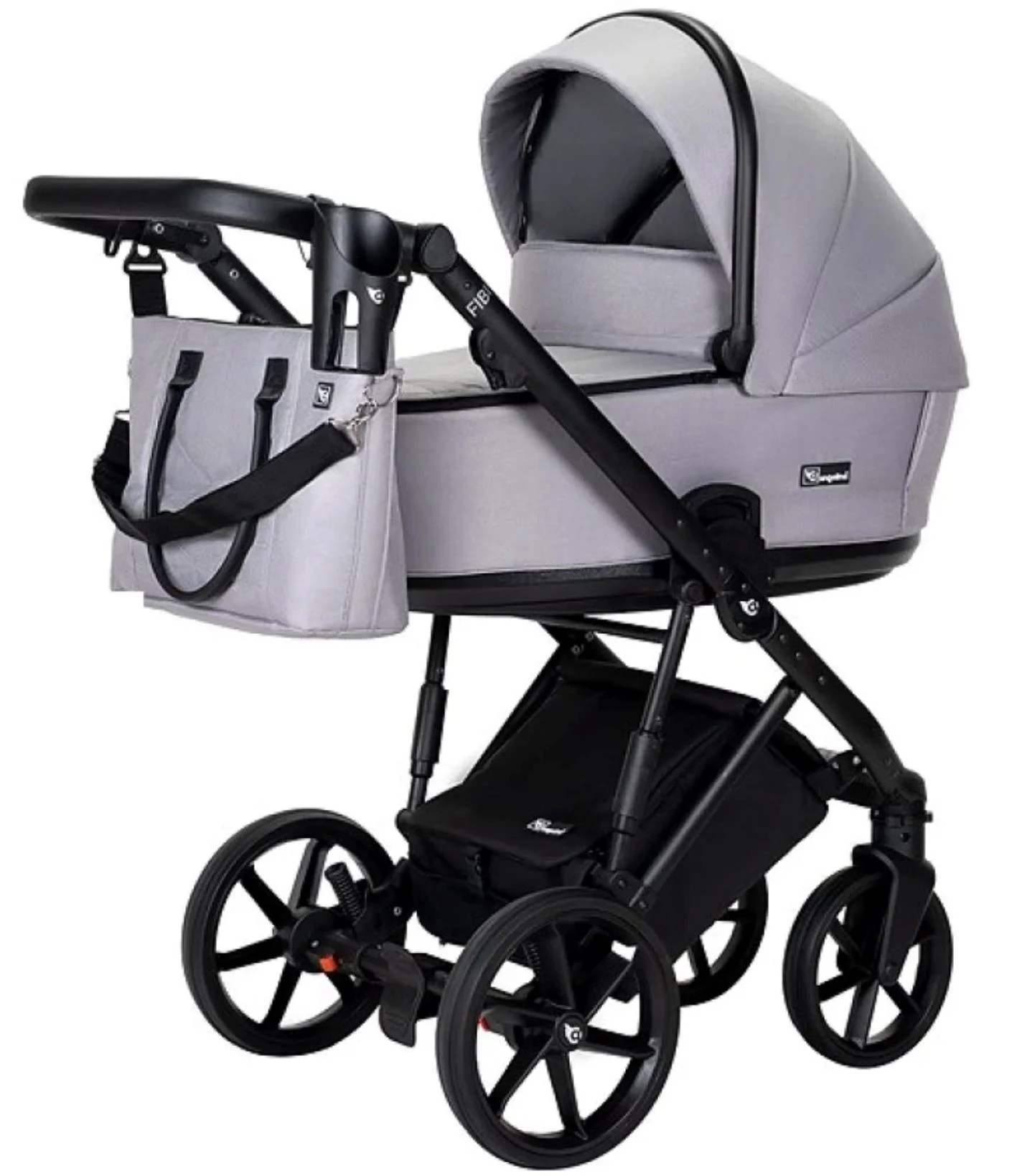 image for Carucior 2 in 1 Angelina Fibi Gri foto