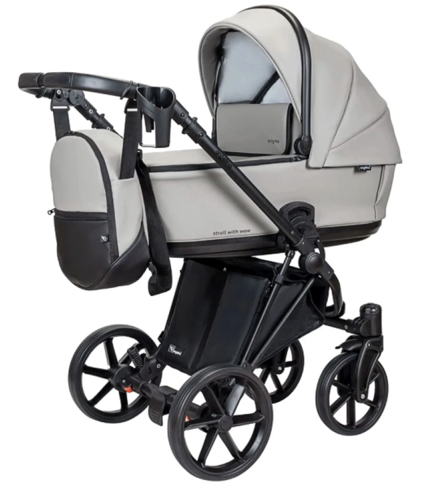 image for Carucior 2 in 1 Angelina Enigma Eco Gri foto