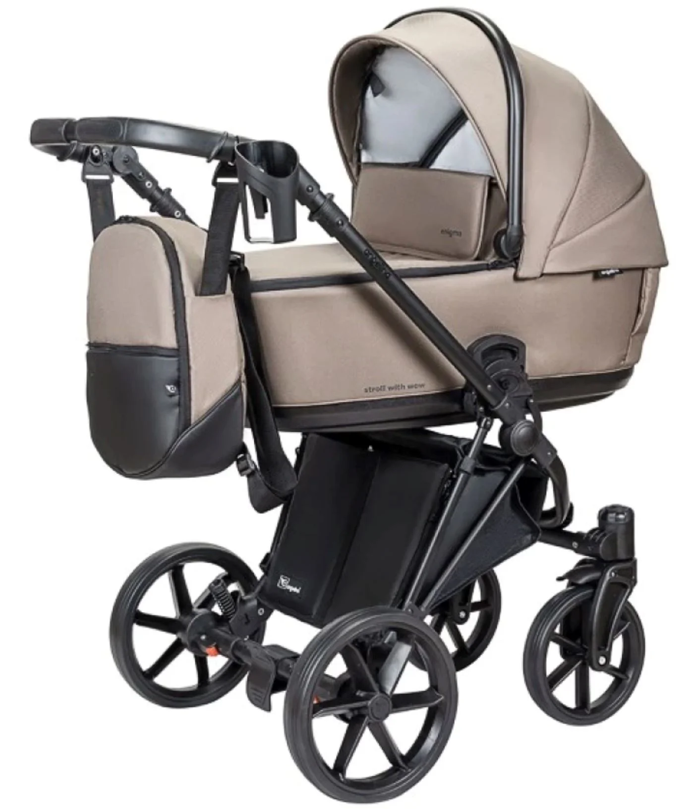image for Carucior 2 in 1 Angelina Enigma Bej foto