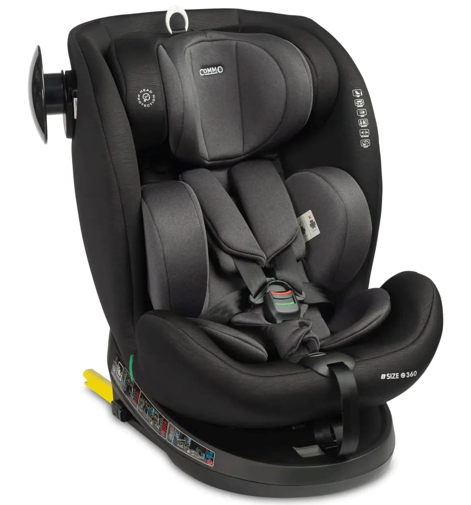 Scaun auto Caretero Isofix Commo Graphite 0-36 kg foto