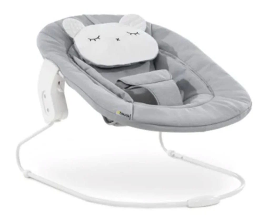 Balansoar 2 in 1 Hauck Alpha Bouncer Pastel Bear Gri foto