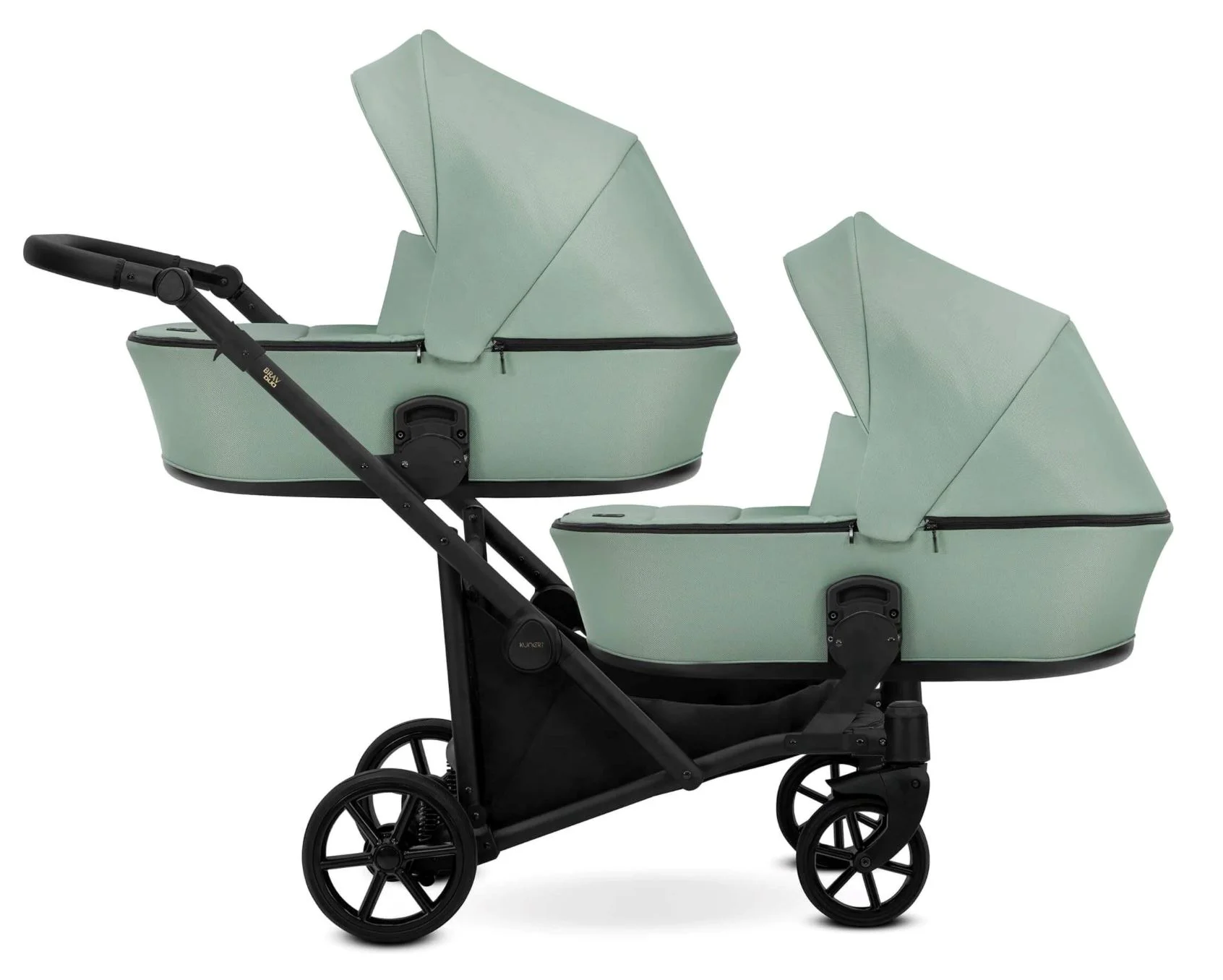image for Коляска для двойни 2 в 1 Kunert Brav Duo Eco Мята foto