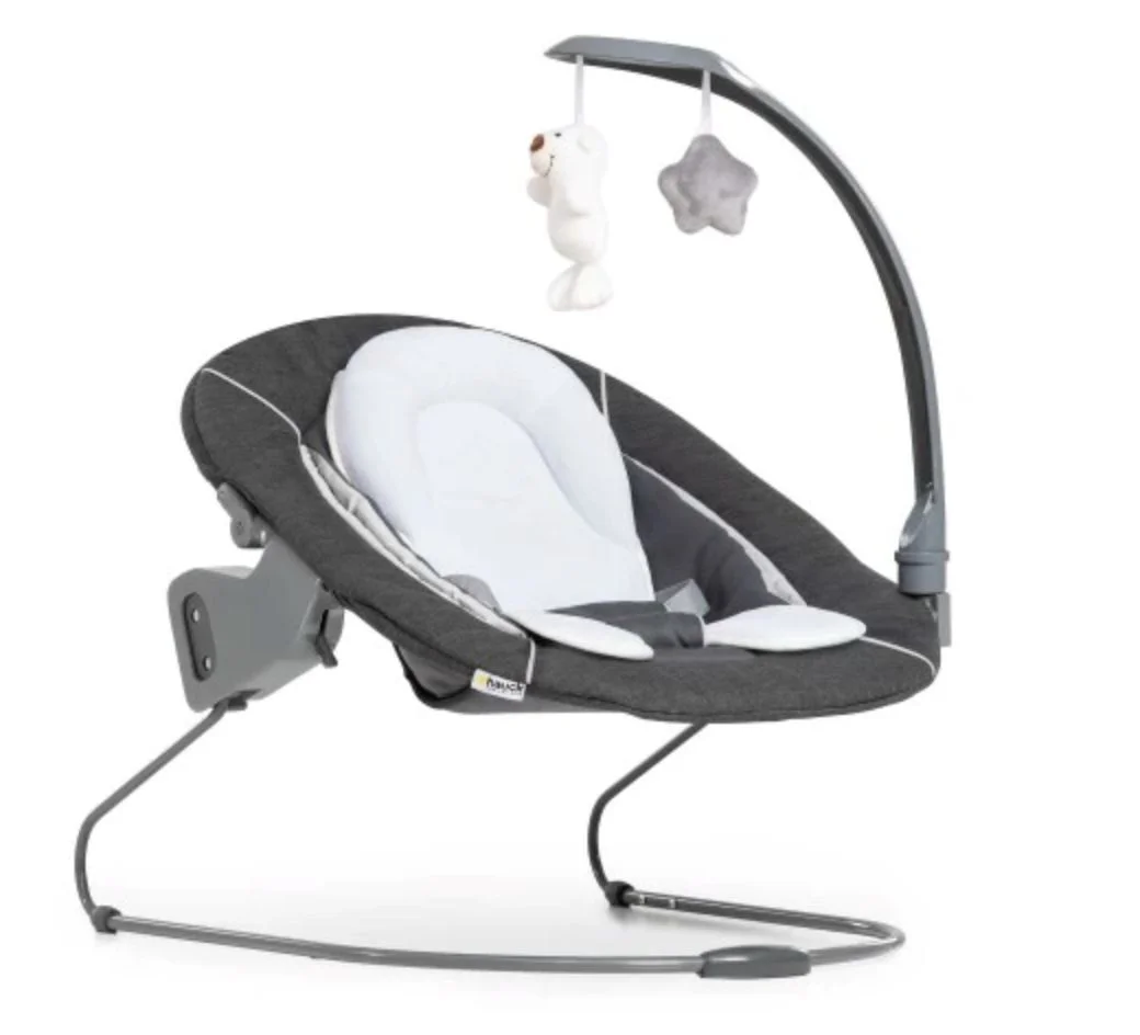 Balanosoar 2 in 1 Hauck Alpha Bouncer Deluxe Melange Gri foto