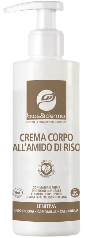 image for Crema de corp calmanta Bio Bios&Derma cu amidon de orez, 200 ml foto