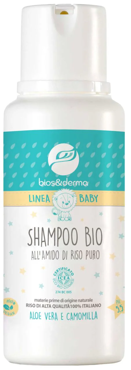Шампунь для детей Bios&Derma с чистым рисовым крахмалом, 250 мл foto