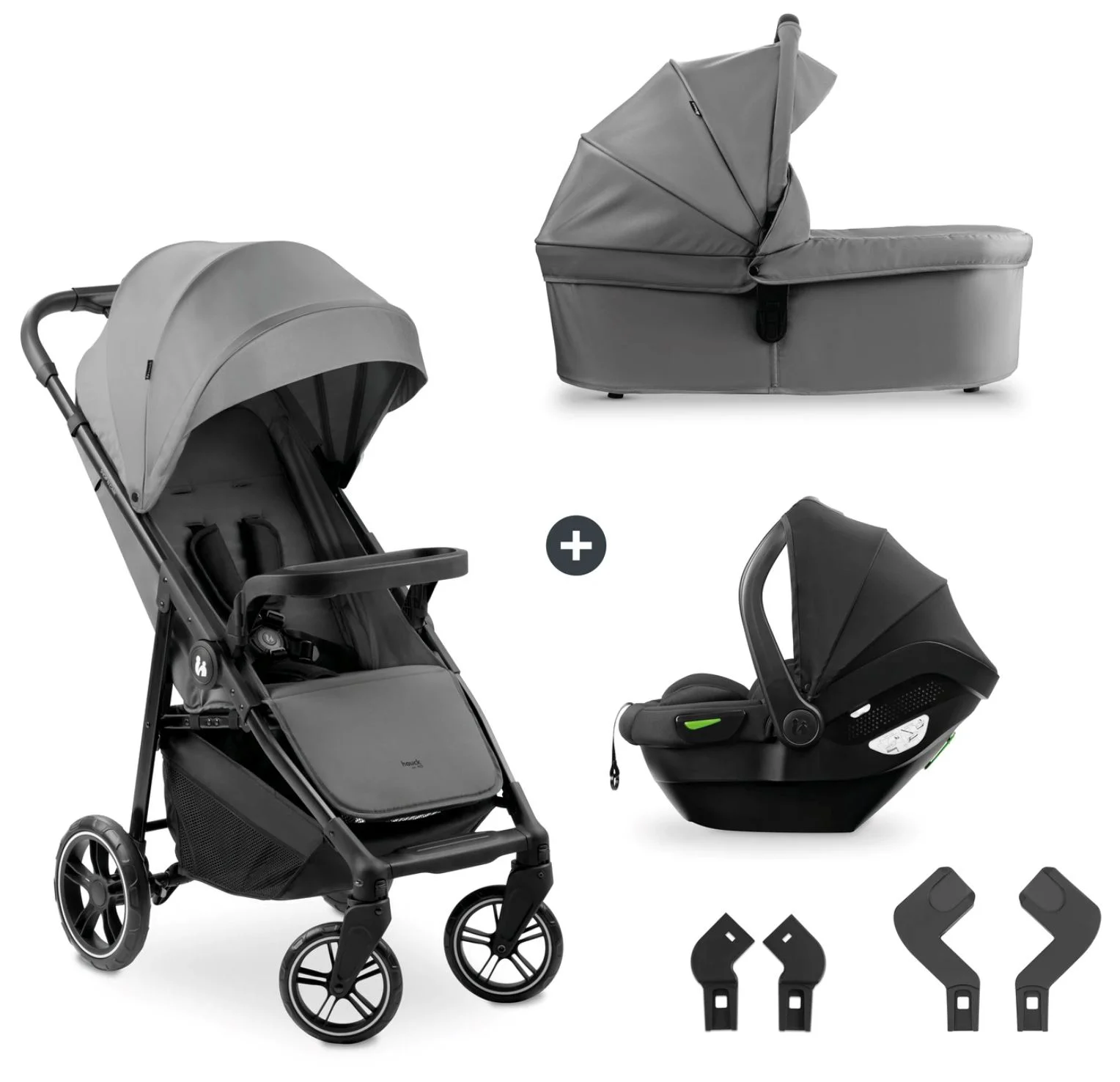 image for Carucior 3 in 1 Hauck Shop N Care Trioset Gri foto