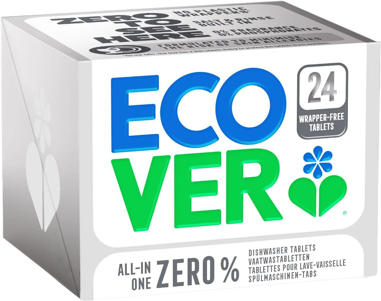 image for Tablete Eco pentru masina de spalat vase Ecover Zero, 24 buc. foto