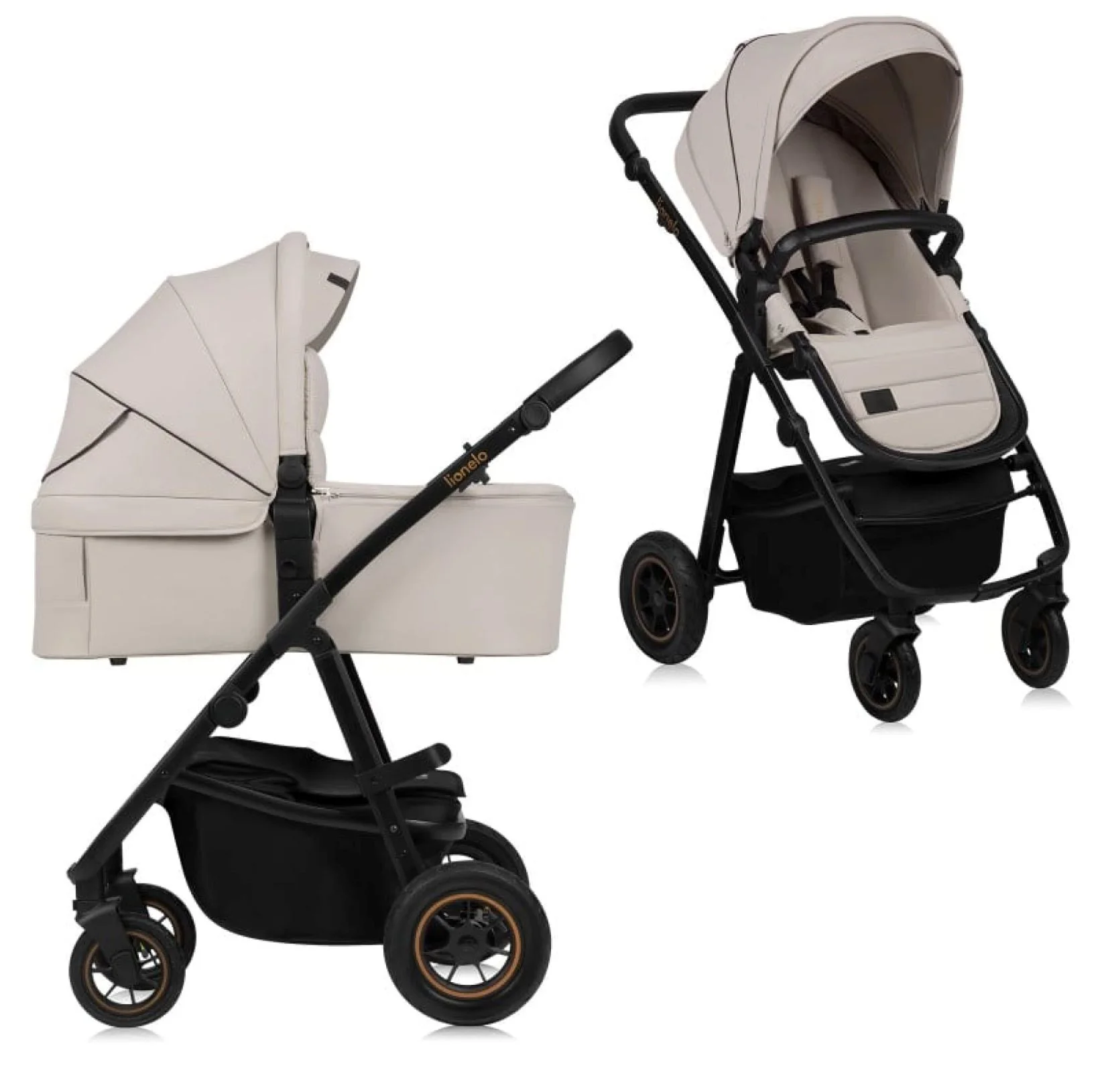 image for Carucior 2 in 1 Lionelo Amber Plus Bej foto